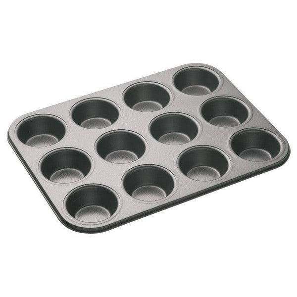 Baking Tin: 12 Hole MasterClass Crusty Bake Shallow Tin, Non-Stick