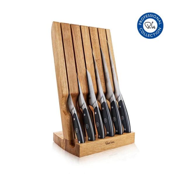 Rockingham Forge Extra Large Empty Knife Block - Matte Black