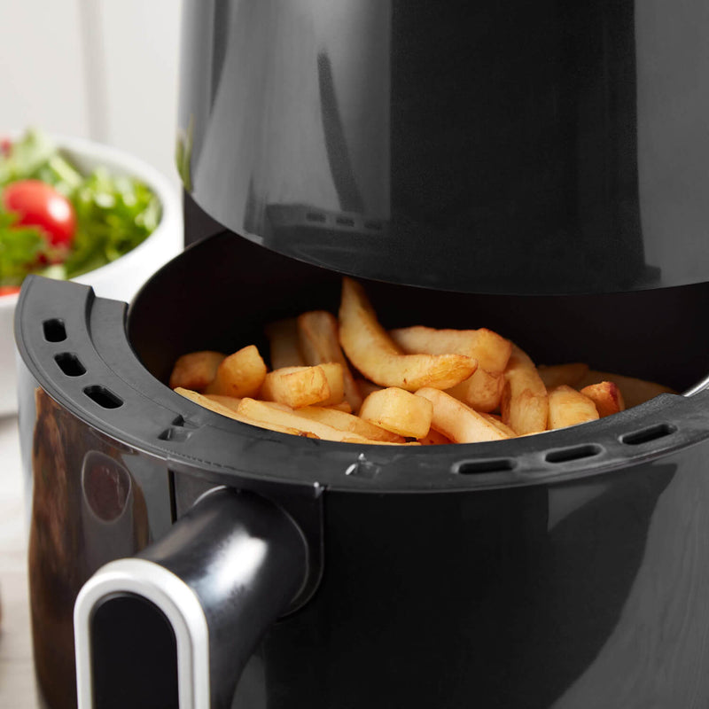 Tower T17025 Compact Manual Air Fryer, Black