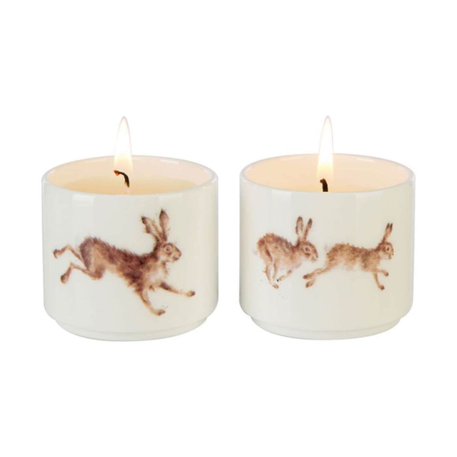 Buy Wrendale Designs | by Hannah Dale Set of 2 Ceramic Mini Candles ...