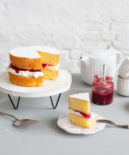 Lemon Drizzle Sandwich Cake recipe | Hot Cooking food blog