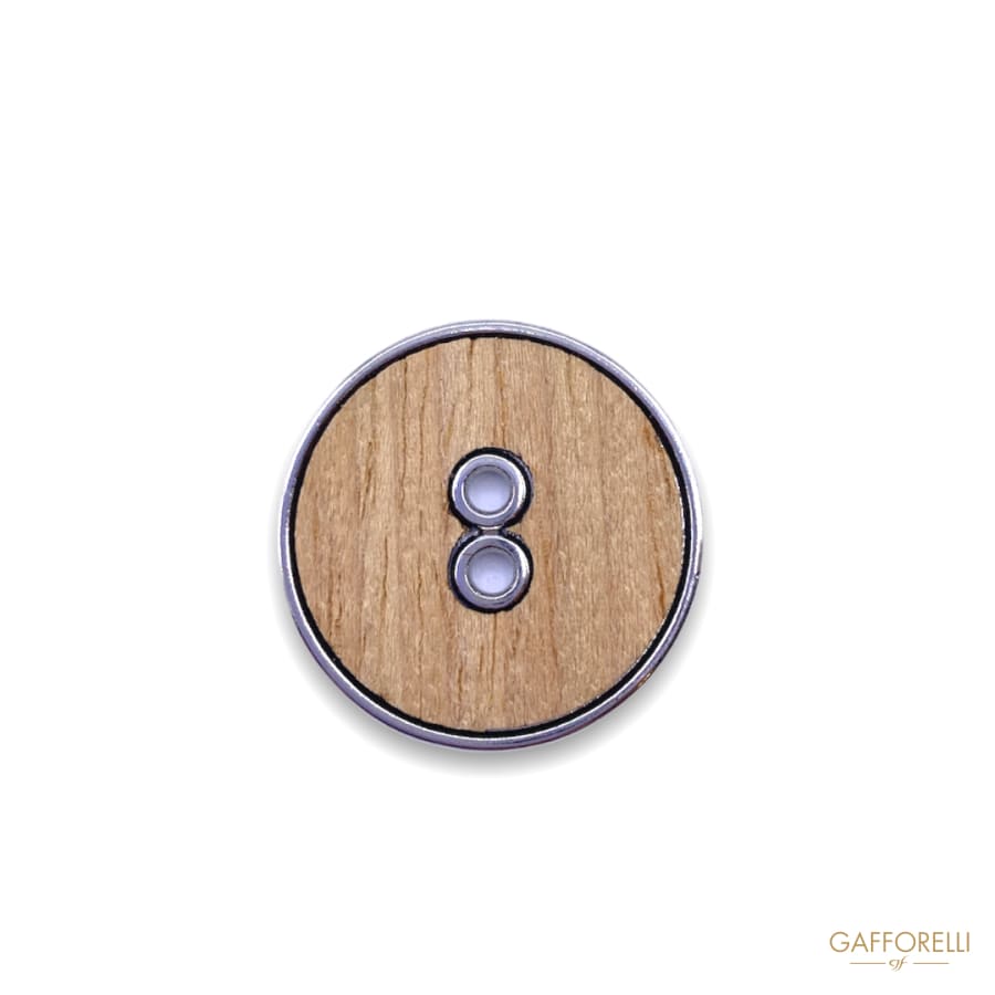 Wood button Héliette - Ma Fabrique de Boutons