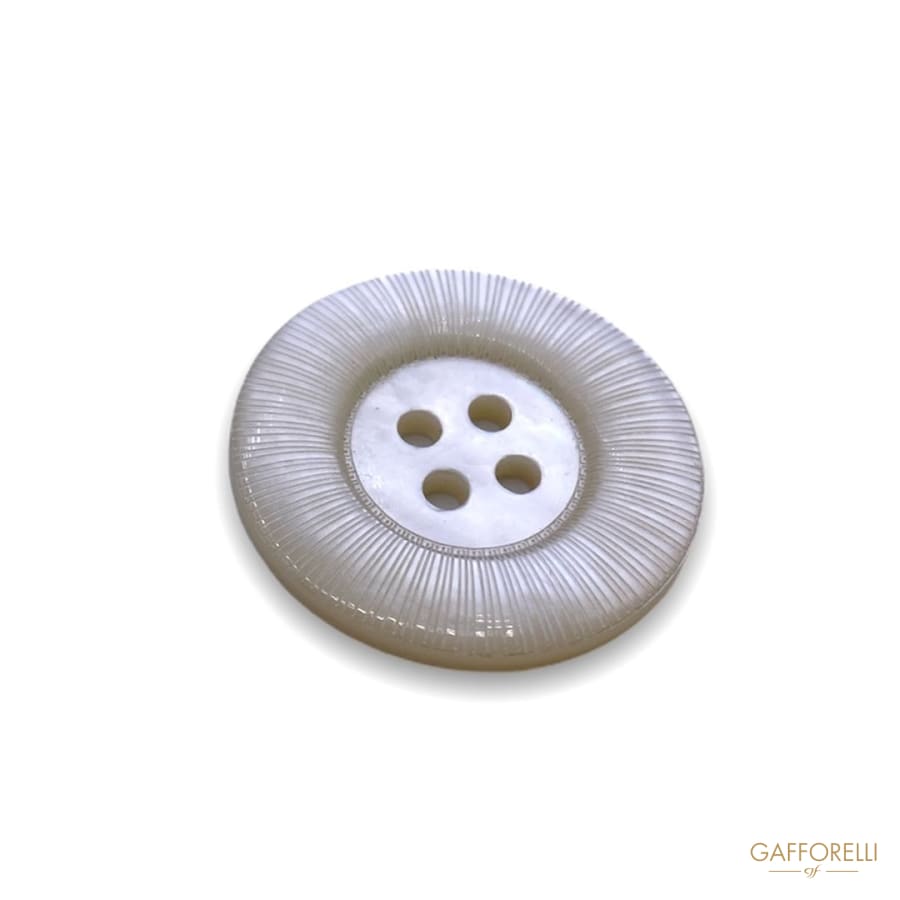 2 Holes Round Mother Of Pearl Buttons 494 - Gafforelli Srl