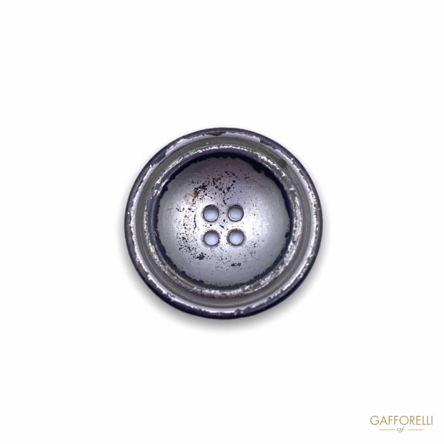 Zamak Buttons With 2 Holes And Grooved Design - Art. 4692 – GAFFORELLI SRL