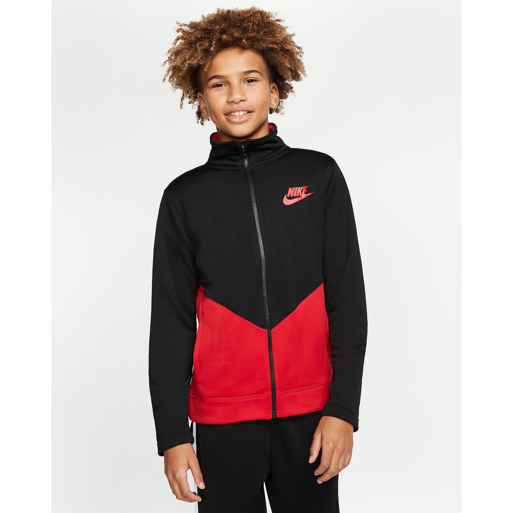 black red nike tracksuit