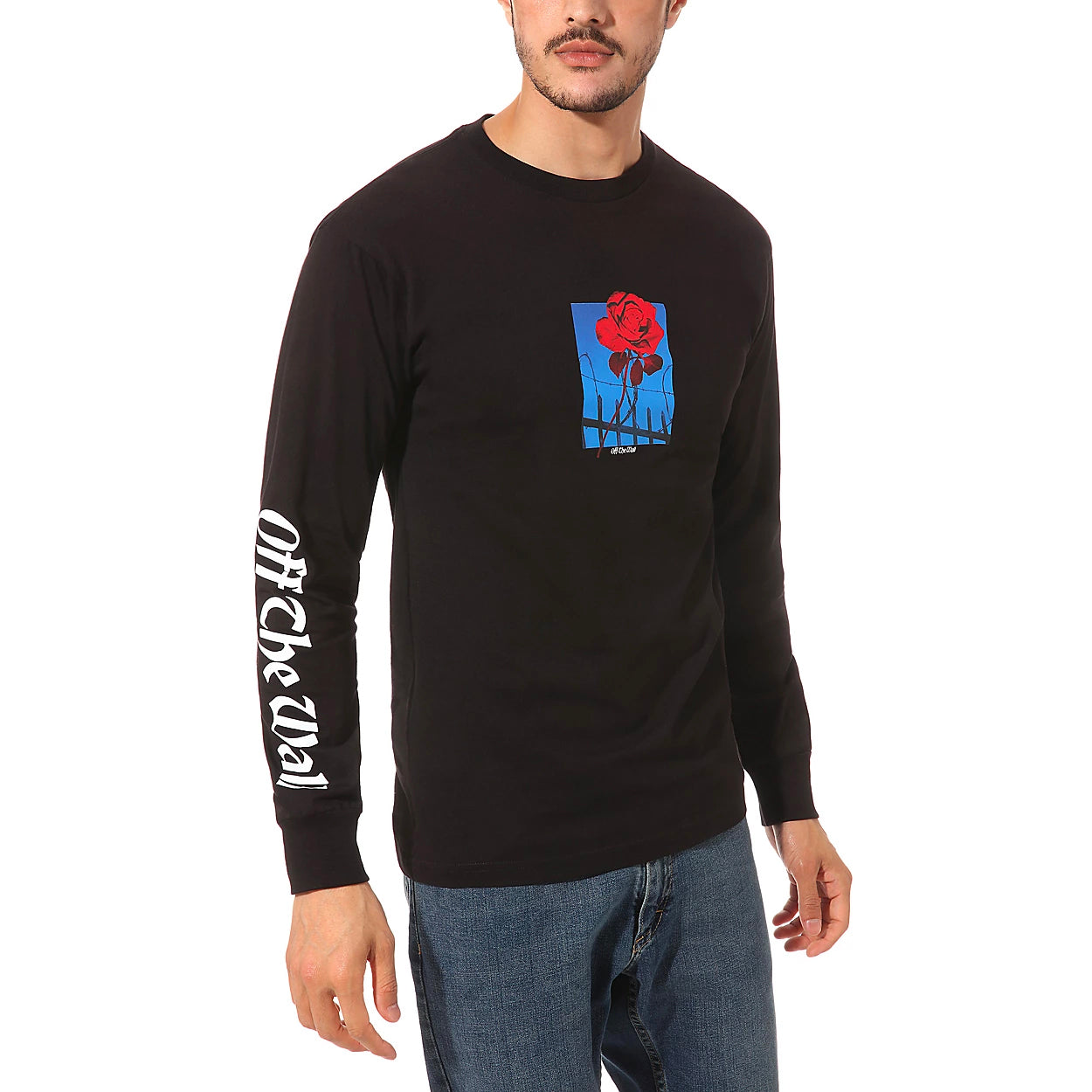 mens long sleeve vans top