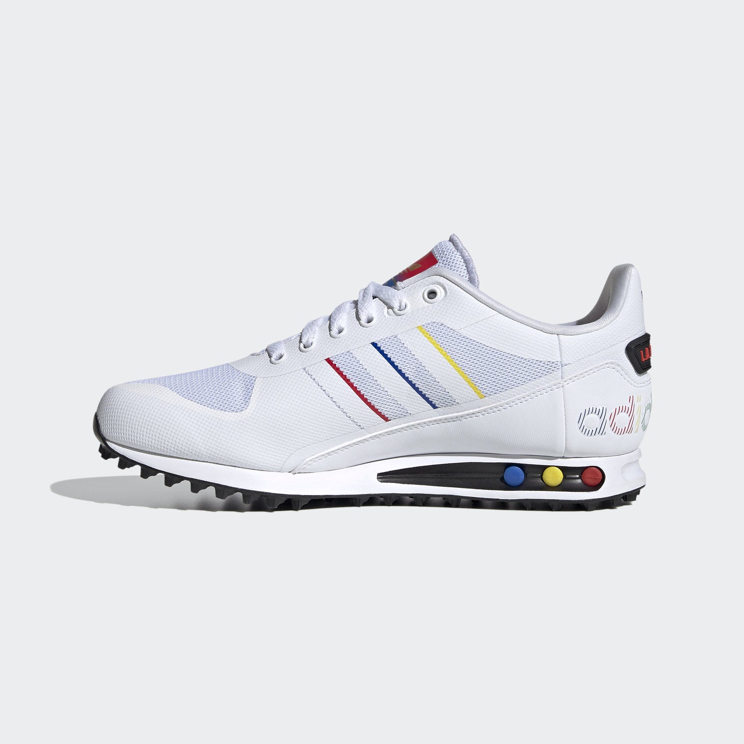 Adidas LA Trainer II in White/Blue/Red | Find Your Sole