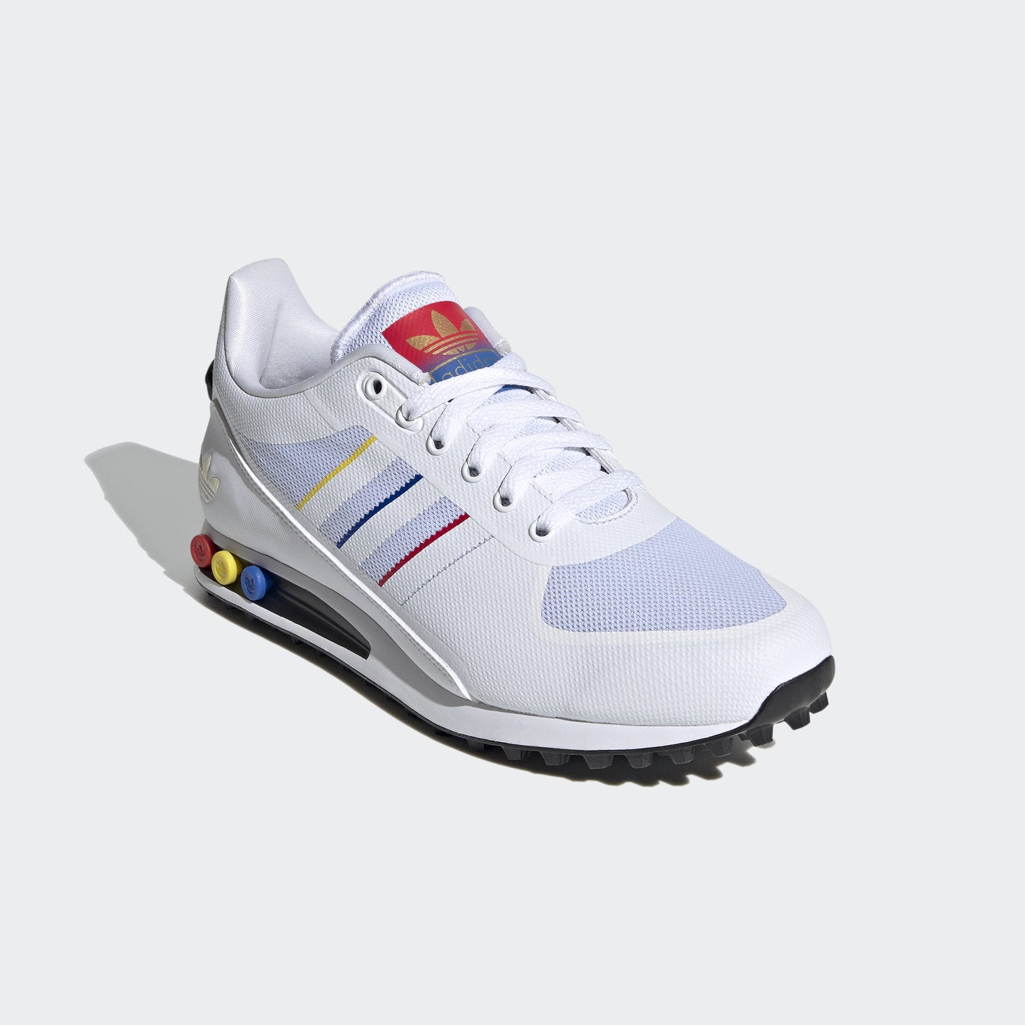 Adidas LA Trainer II in White/Blue/Red | Find Your Sole
