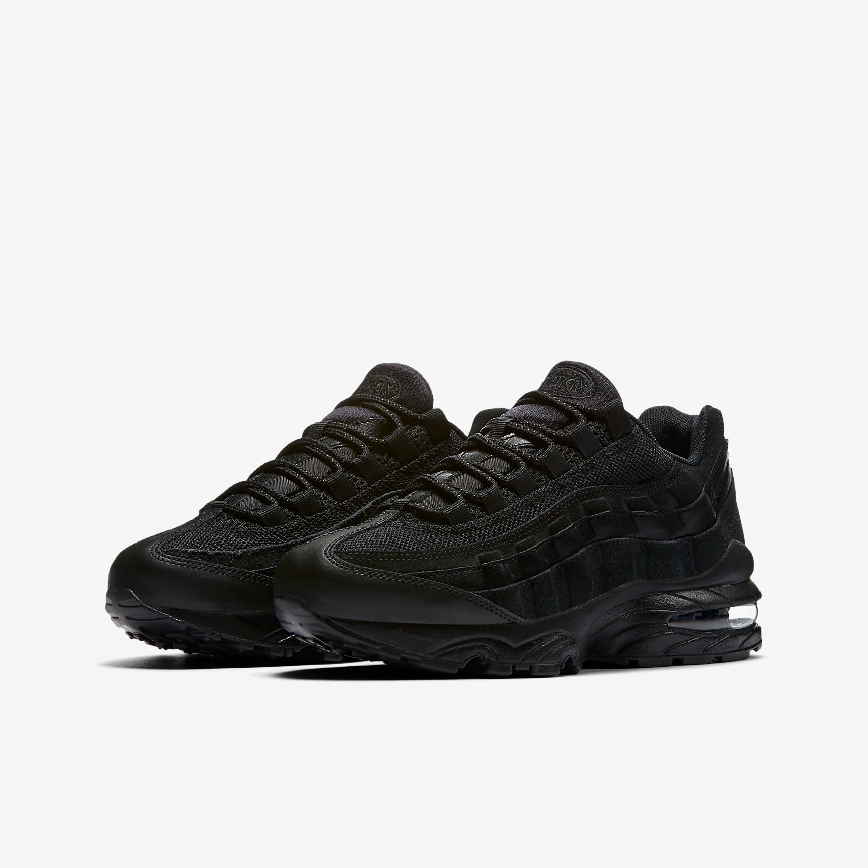 all black air max for kids