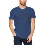 The North Face Men's Woodcut Dome T-Shirt in Shady Blue