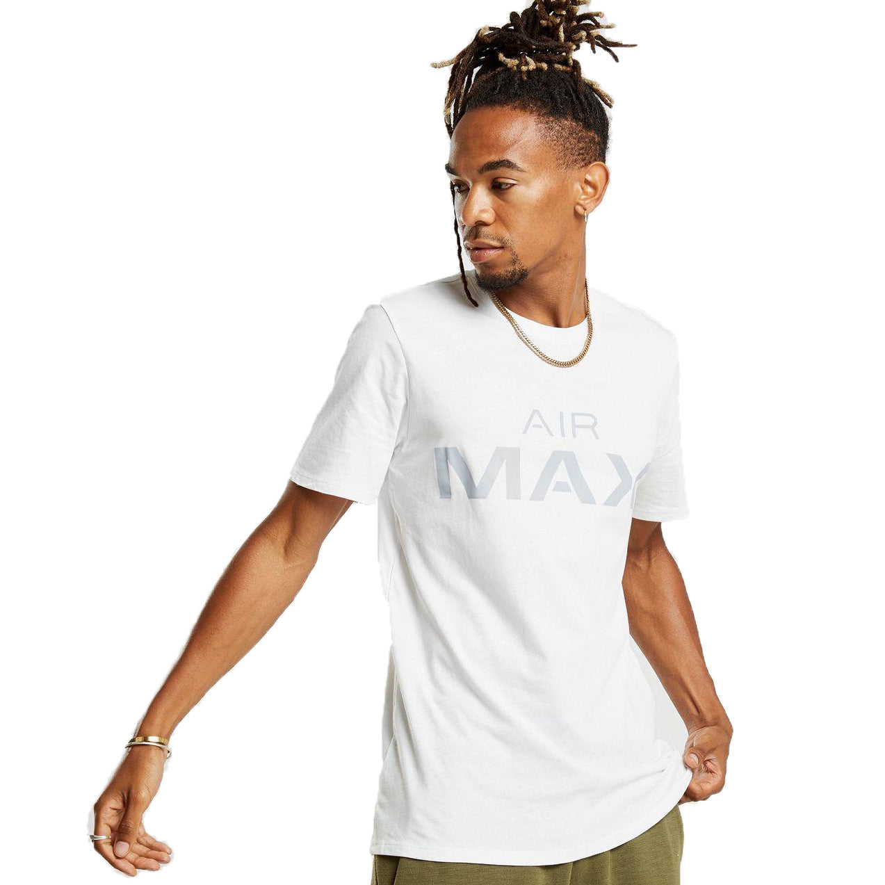 solo solo Escalera Nike Air Max Gel Short Sleeve T Shirt White | Find Your Sole