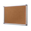 Full view of cork board with aluminum frame CB-24-36