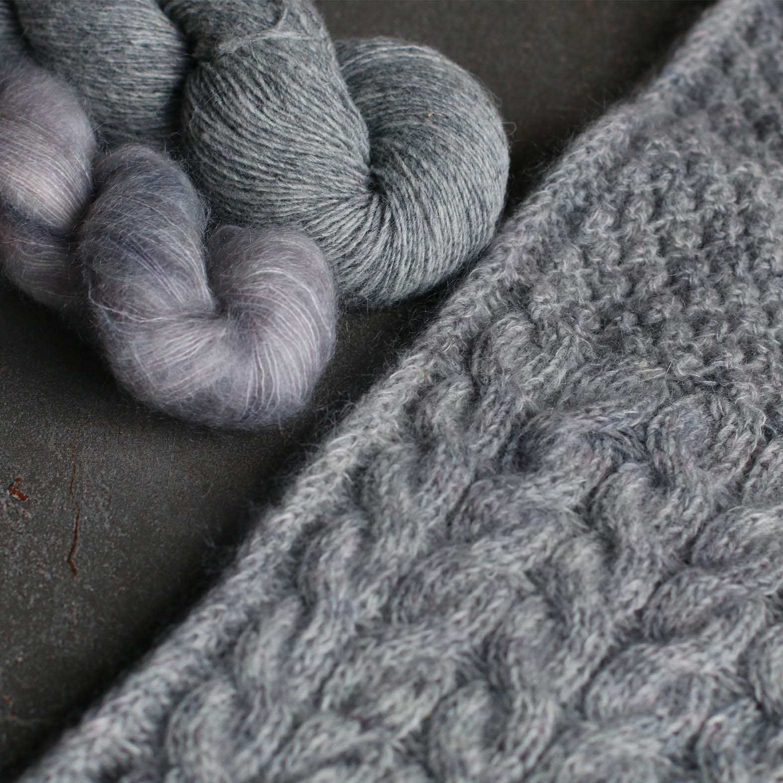 Hakone Scarf | Hand Knitting Yarn Kit | Stolen Stitches