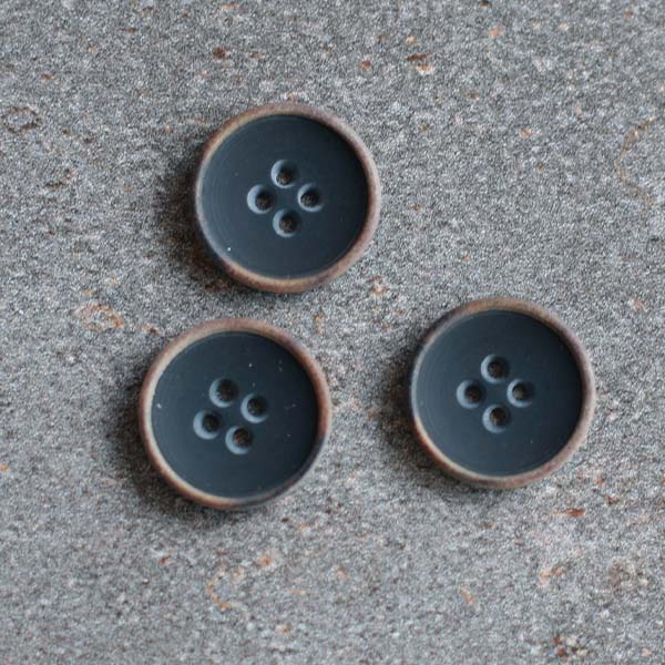 Basic dark brown buttons
