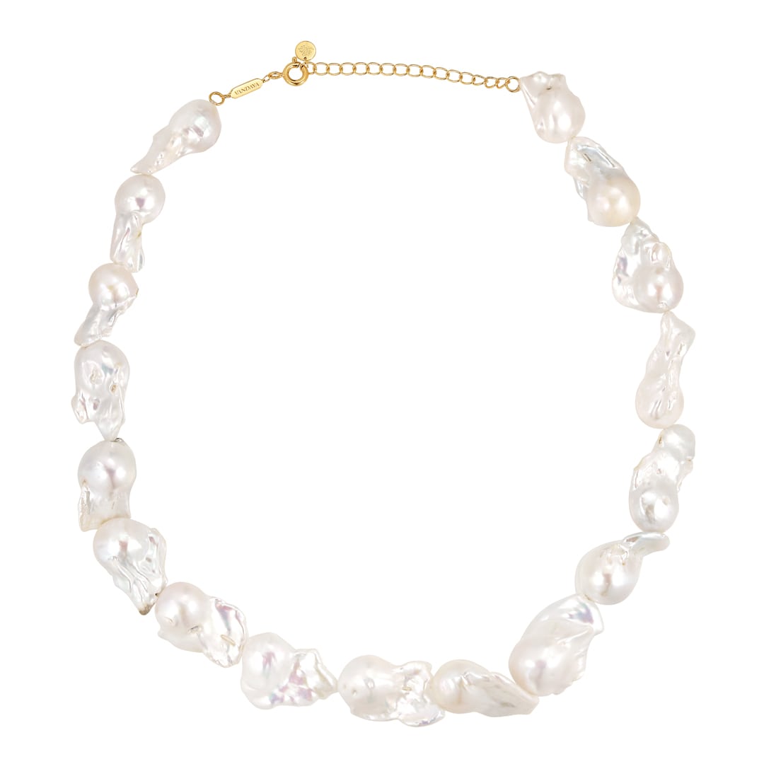 Se Avea Pearl Necklace - Gold hos VANDAYA