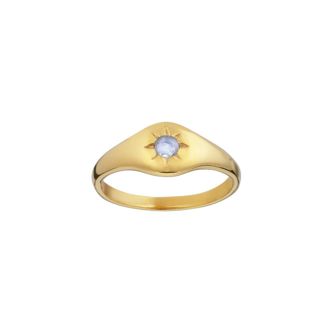 Billede af Ibiza Star & Moon Ring - 52