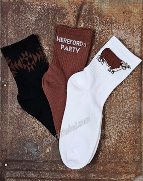 Hereford Party Socks #5609