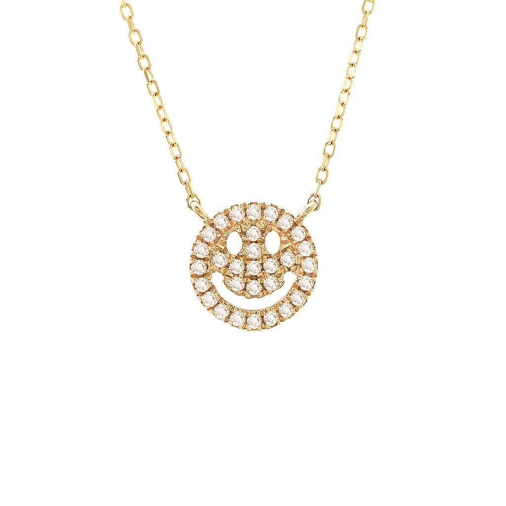 Smiley face necklace – Mel Spivak