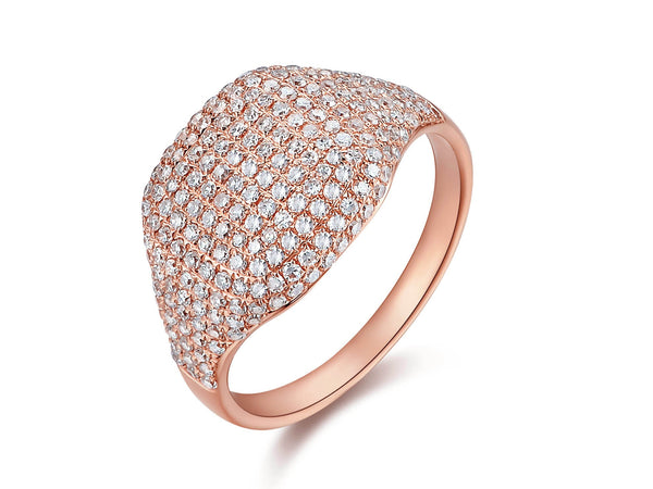 Diamond Pave Dome Ring – Shop Mel Spivak
