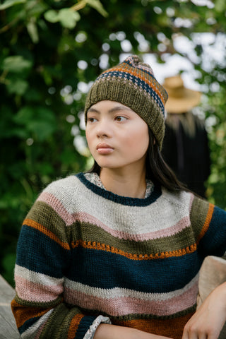 Stratified sweater and Strata hat by Tif Neilan – La Bien Aimee