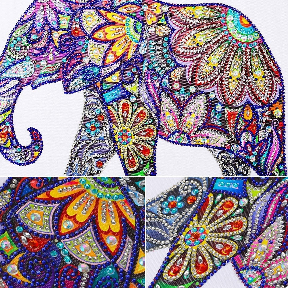 Diamond Mosaic Special Shaped Diamond Painting Elephant – QuiltsSupply