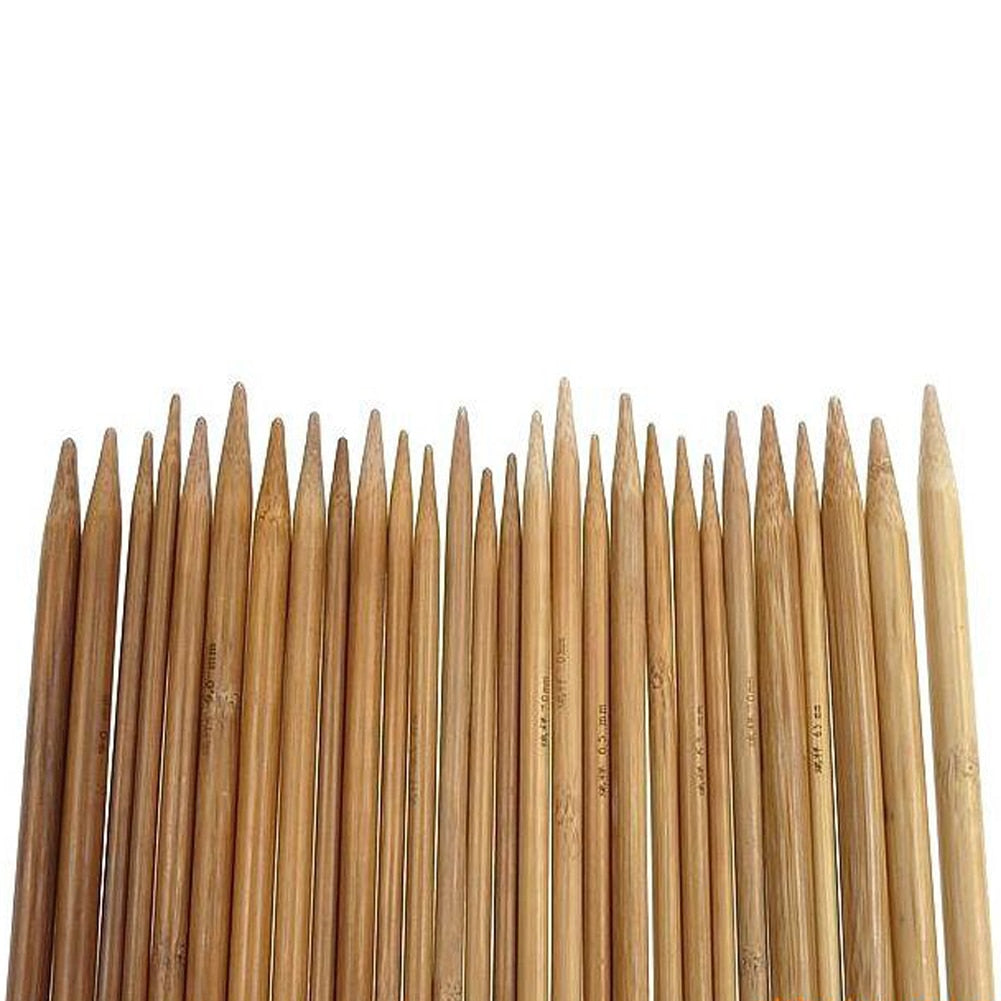 75pcs Bamboo Crochet Hooks Carbonized Double Pointed – QuiltsSupply