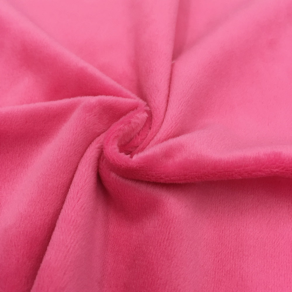 polyester plush fabric