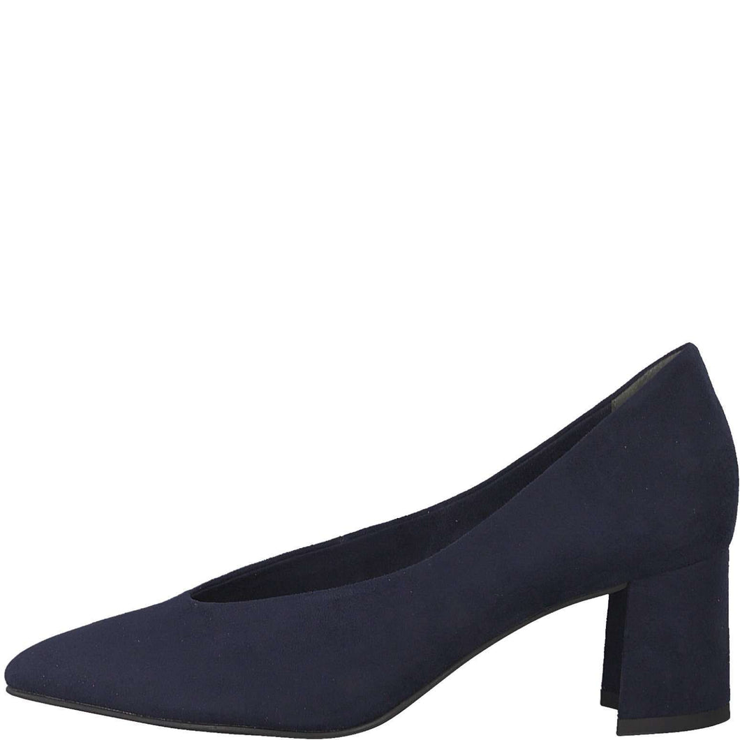 marco tozzi navy court shoes