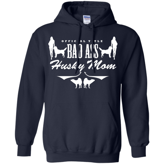 Best Husky Mom Ever Cute Siberian Husky Dog Laurel' Men's Zip Hoodie