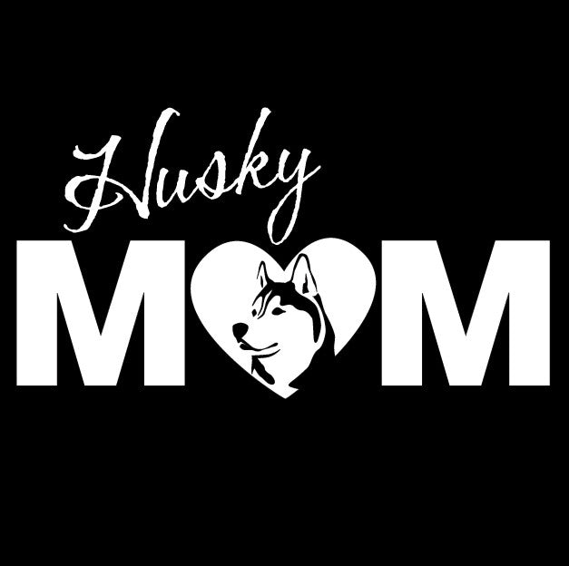 Husky Mom Vinyl Decal - Siberian Husky - Car, Vehicle, Sticker – Rockin