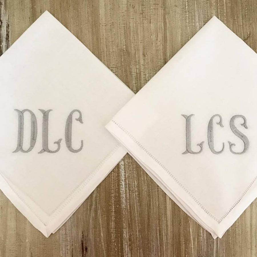 men's irish linen monogrammed handkerchiefs