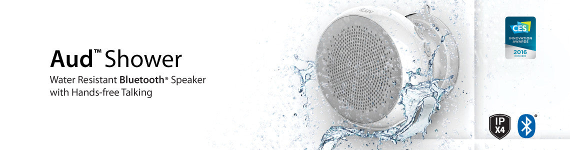 Water Resistant Bluetooth Speaker with Hands-Free Talking