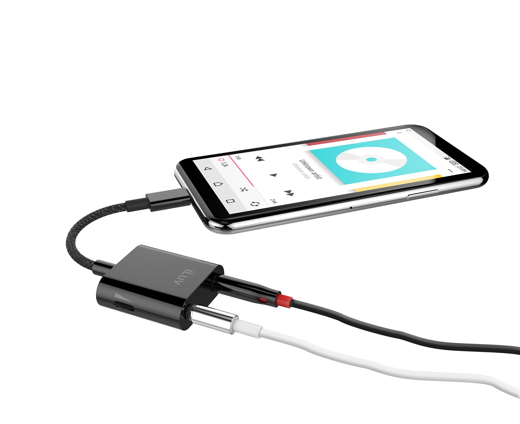 iLuv 2-Wege AUX-In Bluetooth Audio Empfänger Splitter