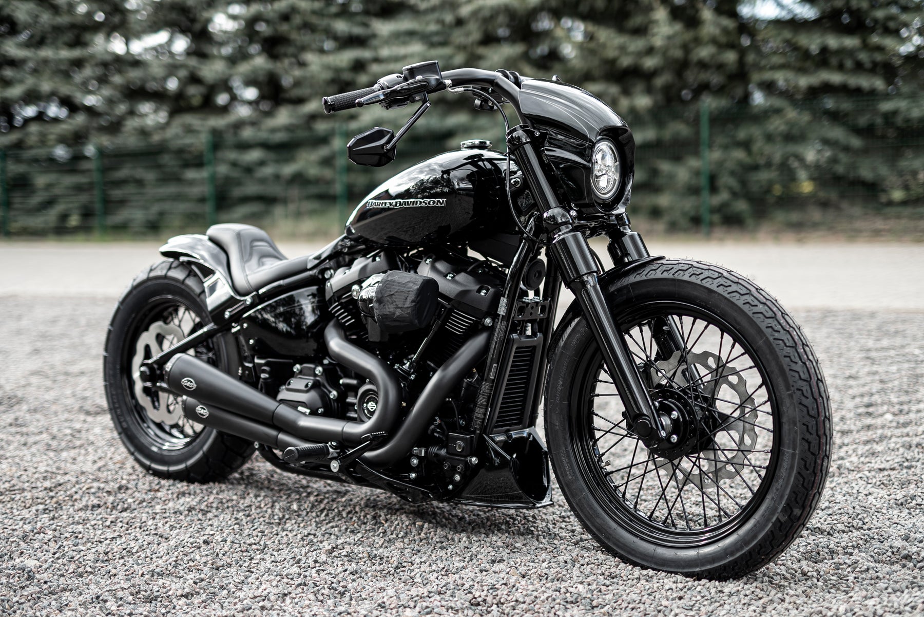 Harley-Davidson "Aggressor" Series Softail Street Bob FXBB/S And Low R ...