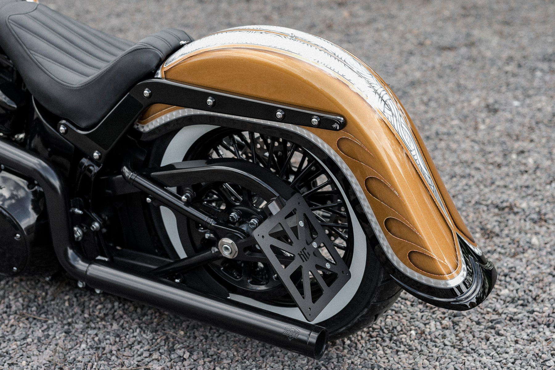 harley davidson custom rear fender