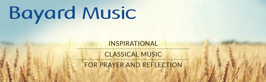 An image of a wheat field with the words Bayard Music.