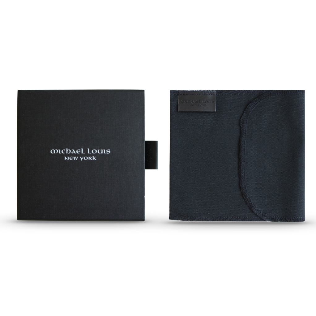 Grey Pebbled Leather Classic Card 