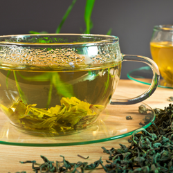 green tea reduce swelling