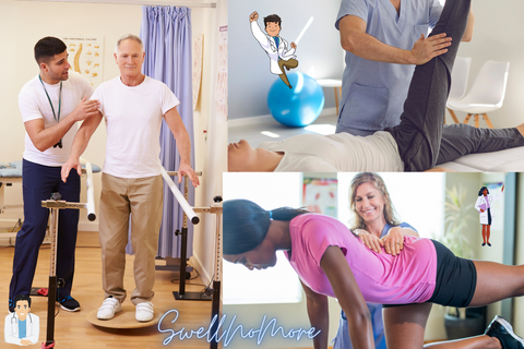 how does physical therapy reduces water retention