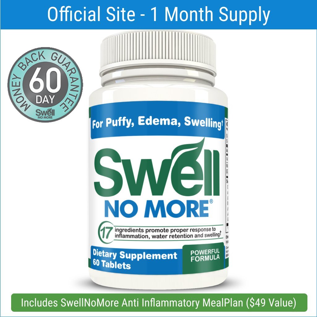 SwellNoMore Reduces Edema Swelling- Natural Diuretic Anti Inflammatory - SwellNoMore product image