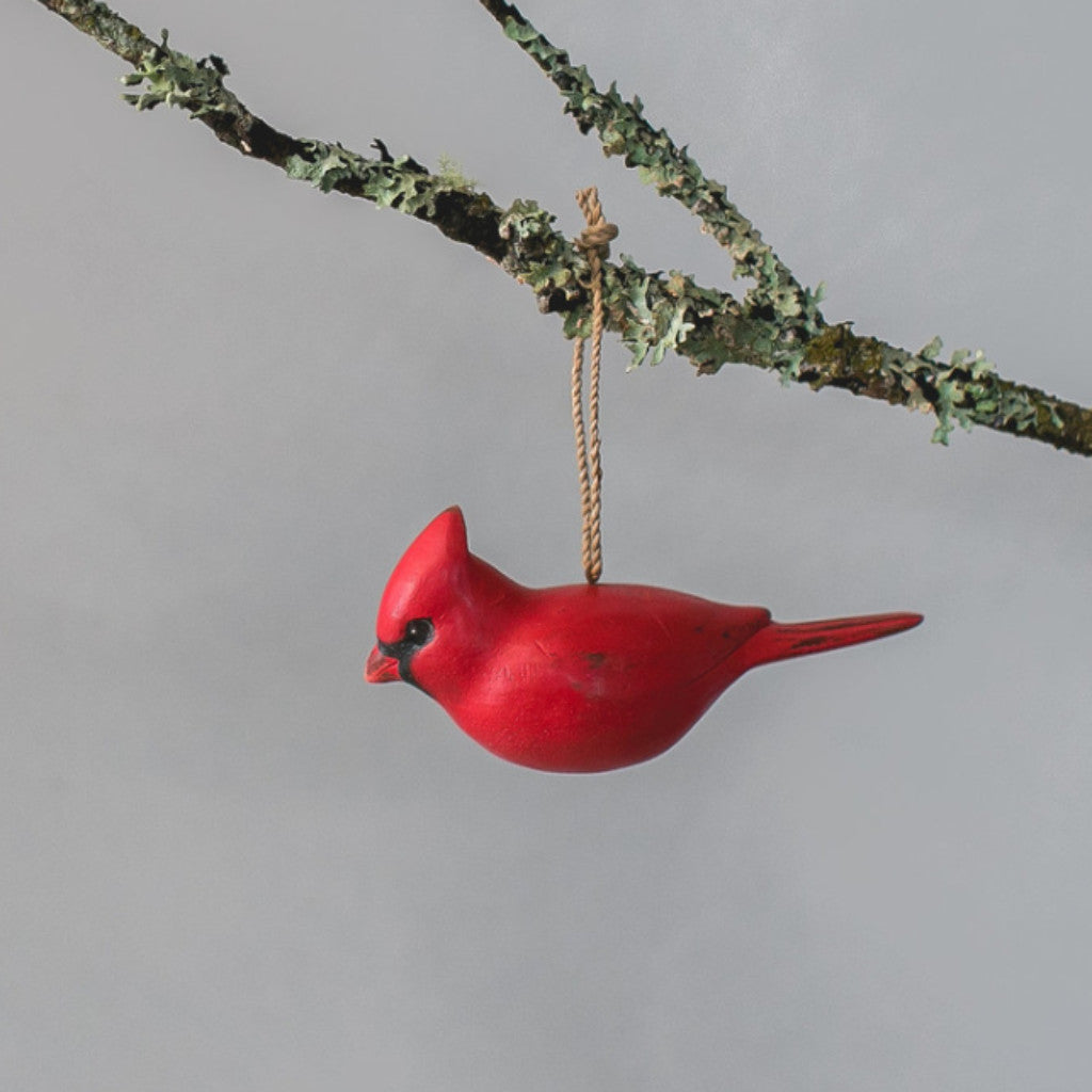 hanging cardinal bird feeder