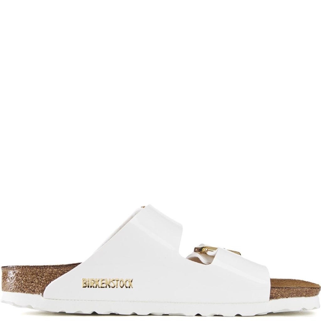 white patent birkenstocks