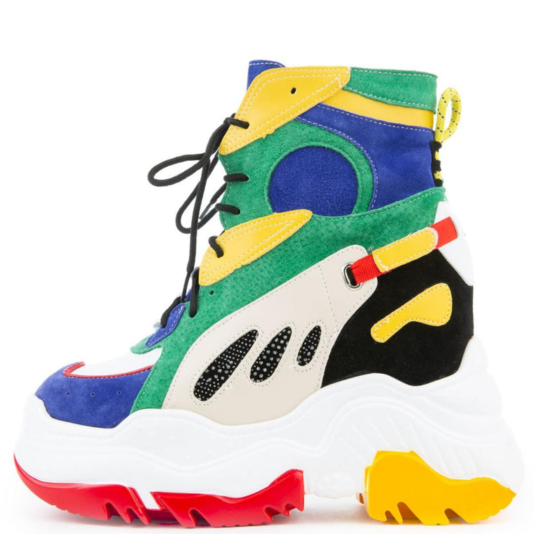 platform sneakers multicolor