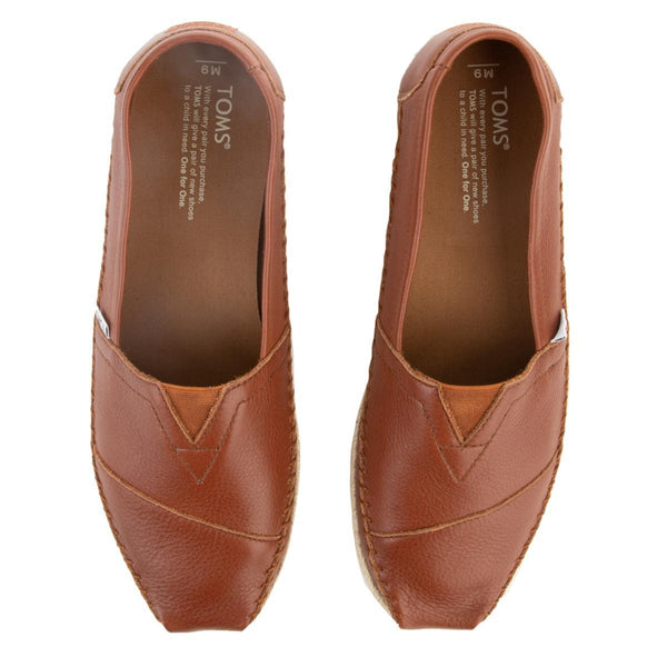 toms leather slip on