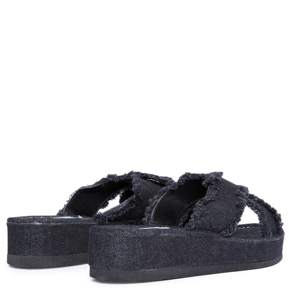 Cape Robbin Hera-3 Black Sandals Black