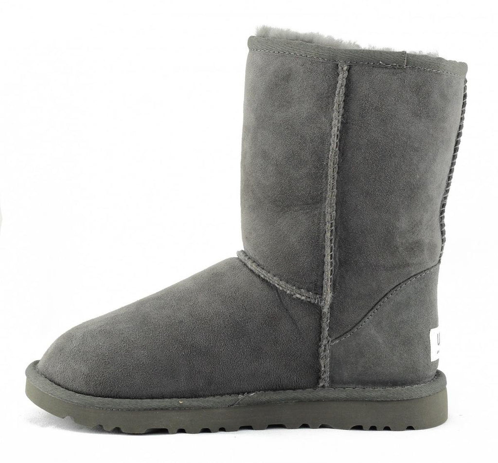 womens short gray boots