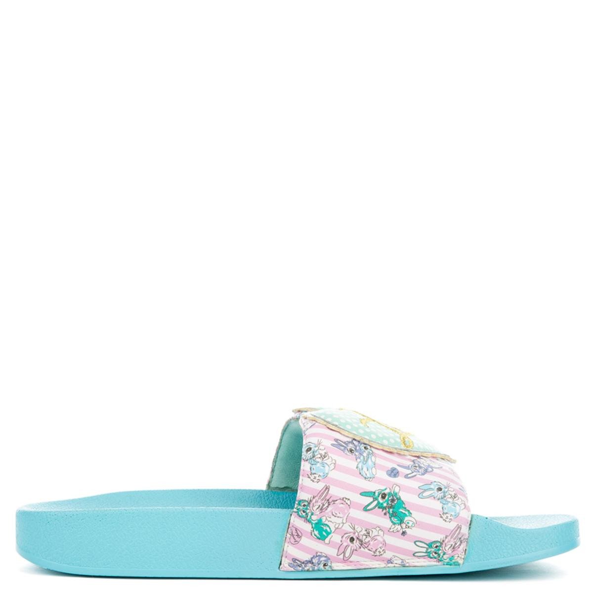 My True Love Blue Slip-On Sandal PINK/BLUE