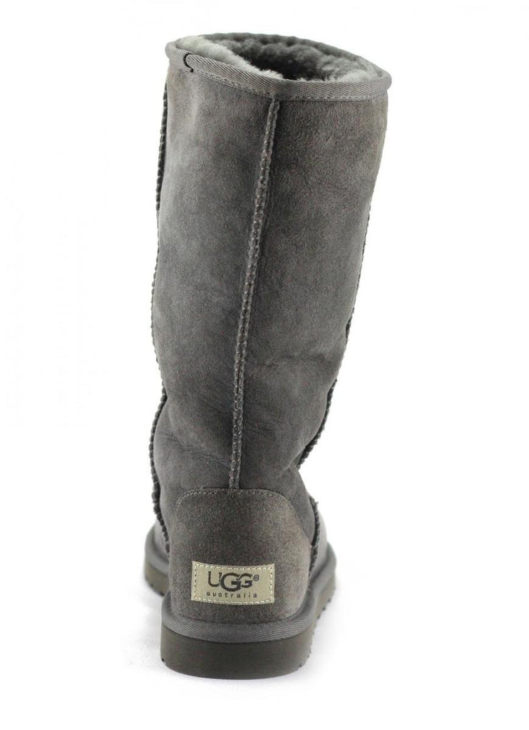 womens tall grey boots