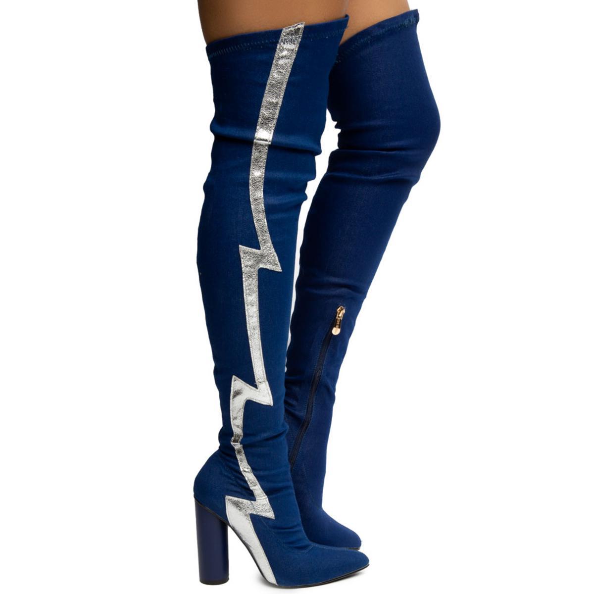 Paw-43 Thigh High Boots – TiltedSole.com