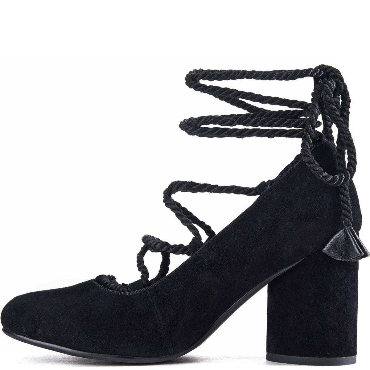 Jeffrey Campbell Zaun Black Heels BLACK